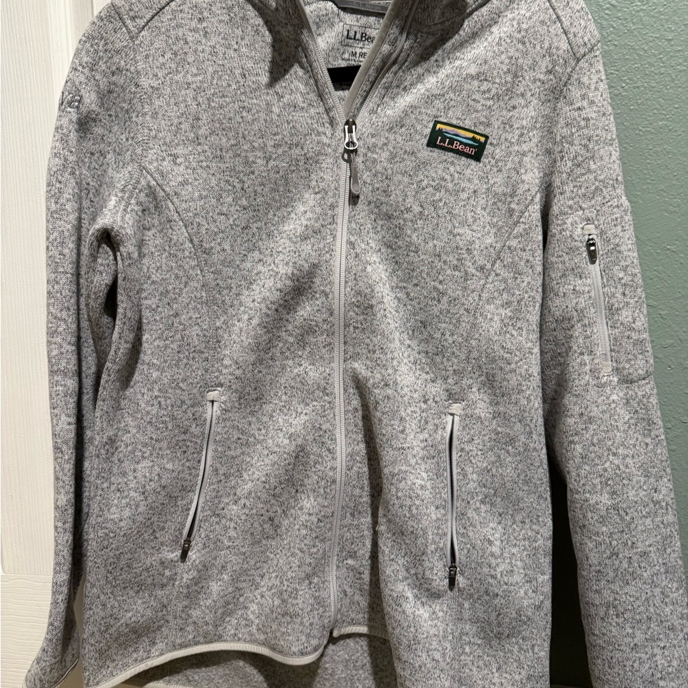 L.L. Bean Gray Fleece Jacket